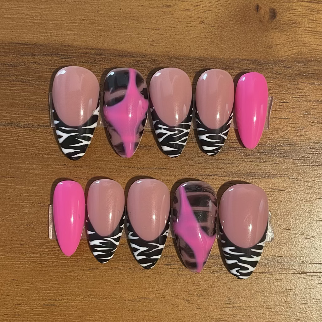 Pink Zebra Print
